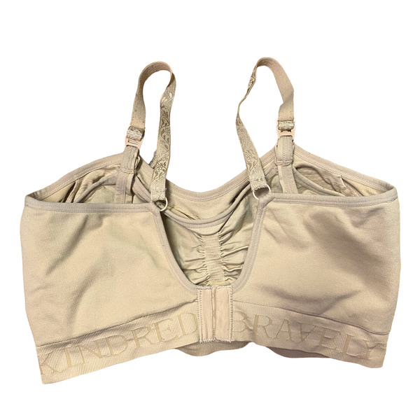 KINDRED BRAVELY XL Nursing Bras Pumping (set of 2) Beige Tan Soft Feeding - Picture 5 of 14